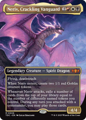 Neriv, Crackling Vanguard Borderless #0006 Tarkir: Dragonstorm