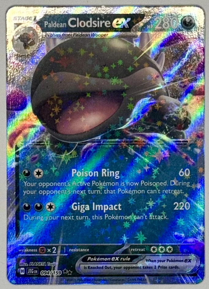 Paldean Clodsire ex 094/159 JTG: Pokemon Journey Together
